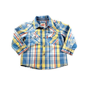 ​Levi's Plaid Western Shirt 12M / Chemise Levi's Carreaux Bébé 12M